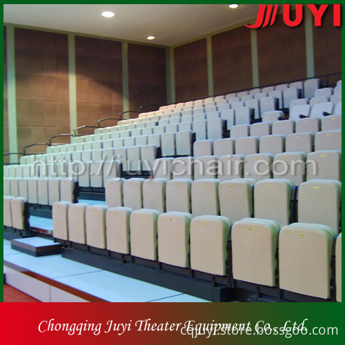 JY-768 folded bleachers indoor gym bleachers factory price telescopic bleachers